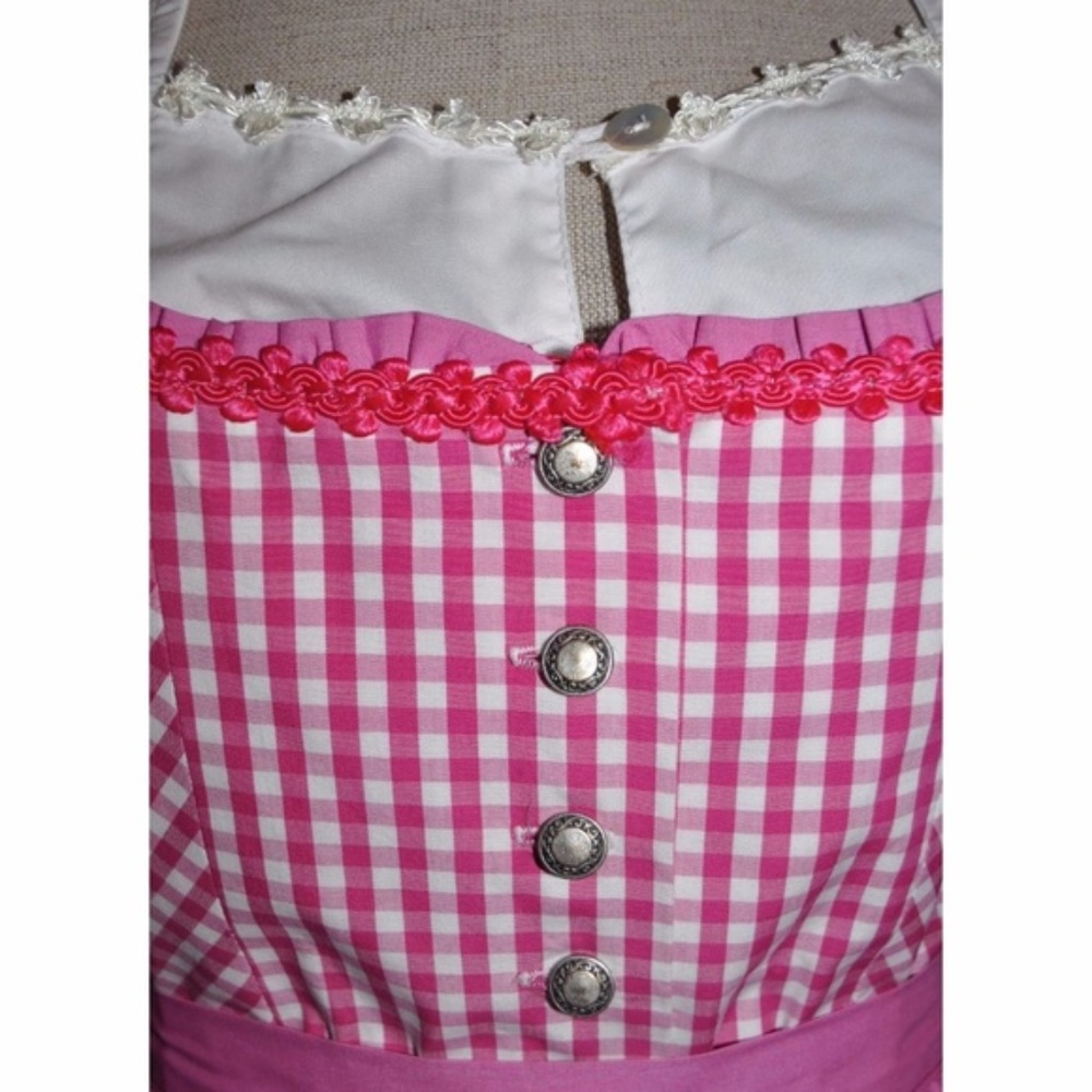 NEW German Dirndl Cottagecore Oktoberfest Dress M - Picture 2 of 8